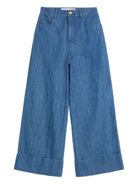 Valentino Garavani Lightweight wide-leg jeans