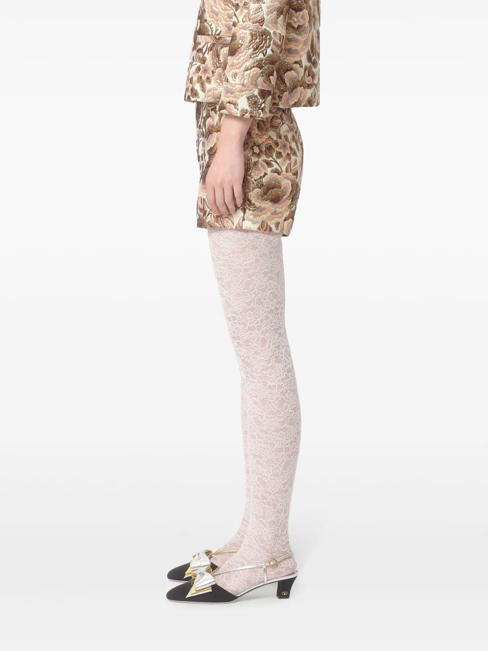 Valentino Garavani Shorts met jacquard Beige