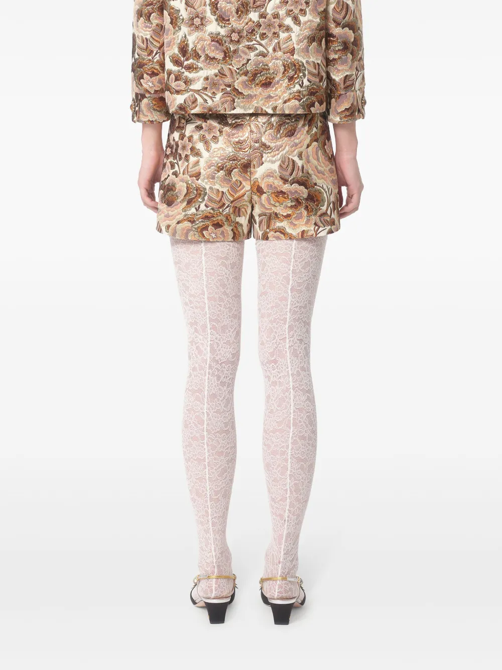 Valentino Garavani Shorts met jacquard Beige