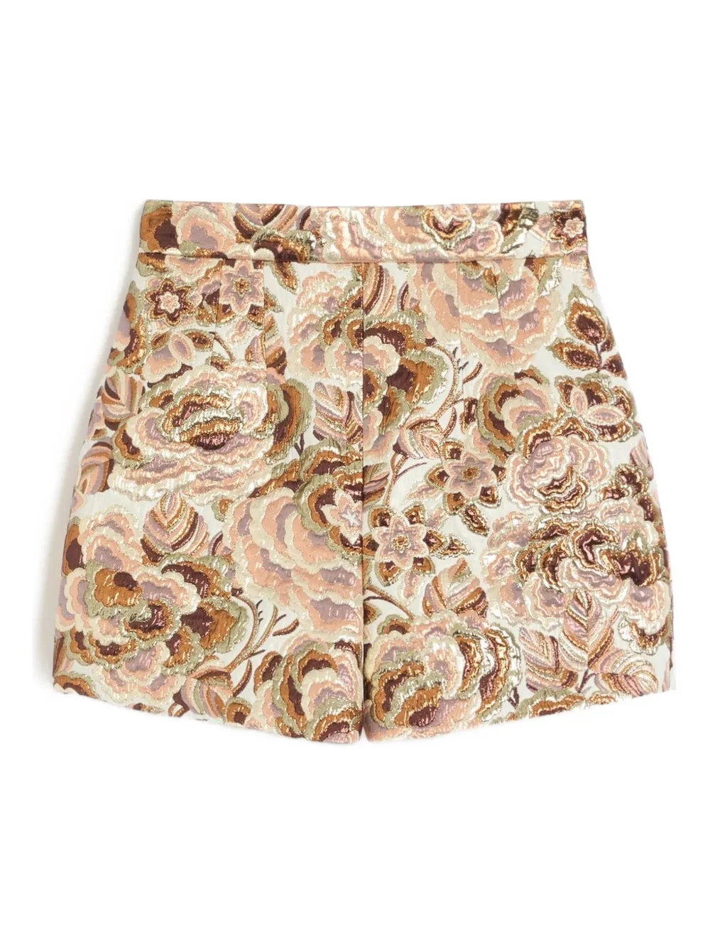 Valentino Garavani floral-jacquard shorts | Neutrals | Image 1