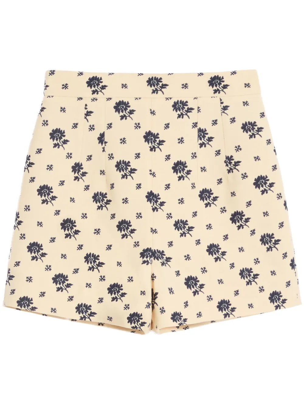 Valentino Garavani Shorts met bloemenprint Beige