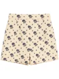 Valentino Garavani Fiorellino Blu Papier Floral shorts - Neutrals