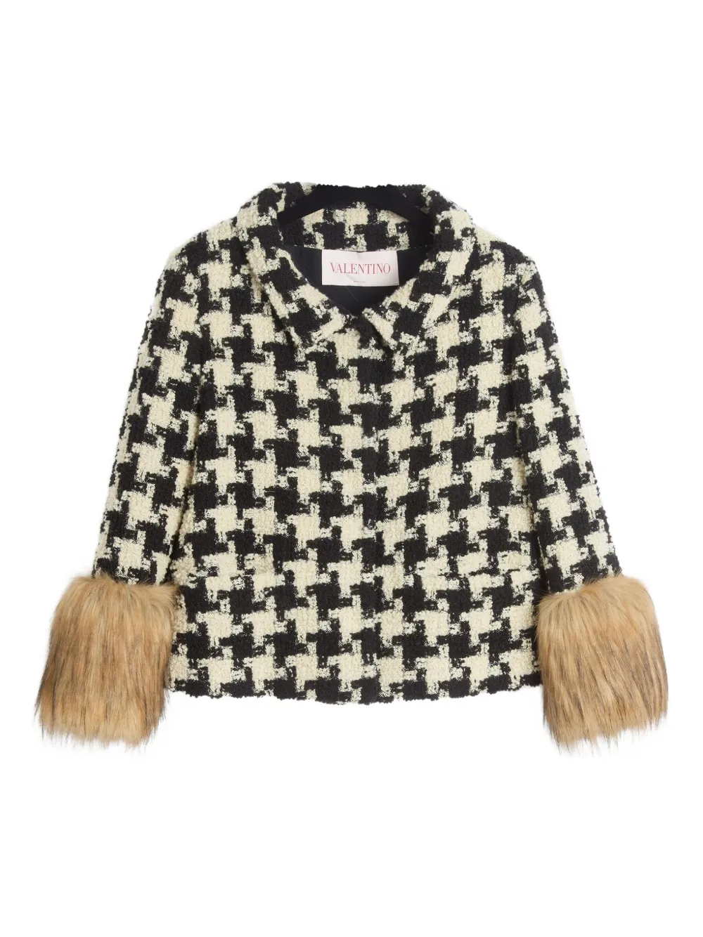 Valentino Garavani houndstooth tweed jacket | Neutrals | Image 1