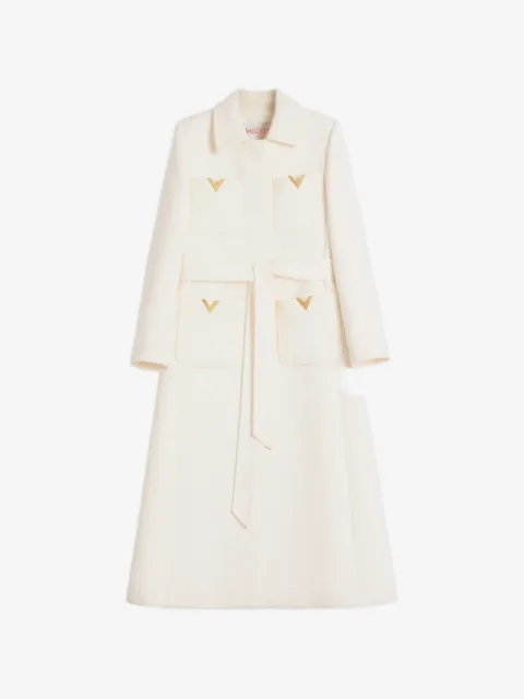 Valentino Garavani Doppelreihiger Drill Mantel
