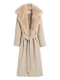 Valentino Garavani virgin wool coat - Brown