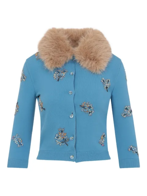 Valentino Garavani embroidered wool cardigan