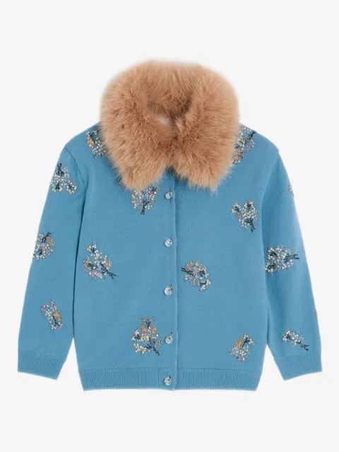 Valentino Garavani embroidered wool cardigan