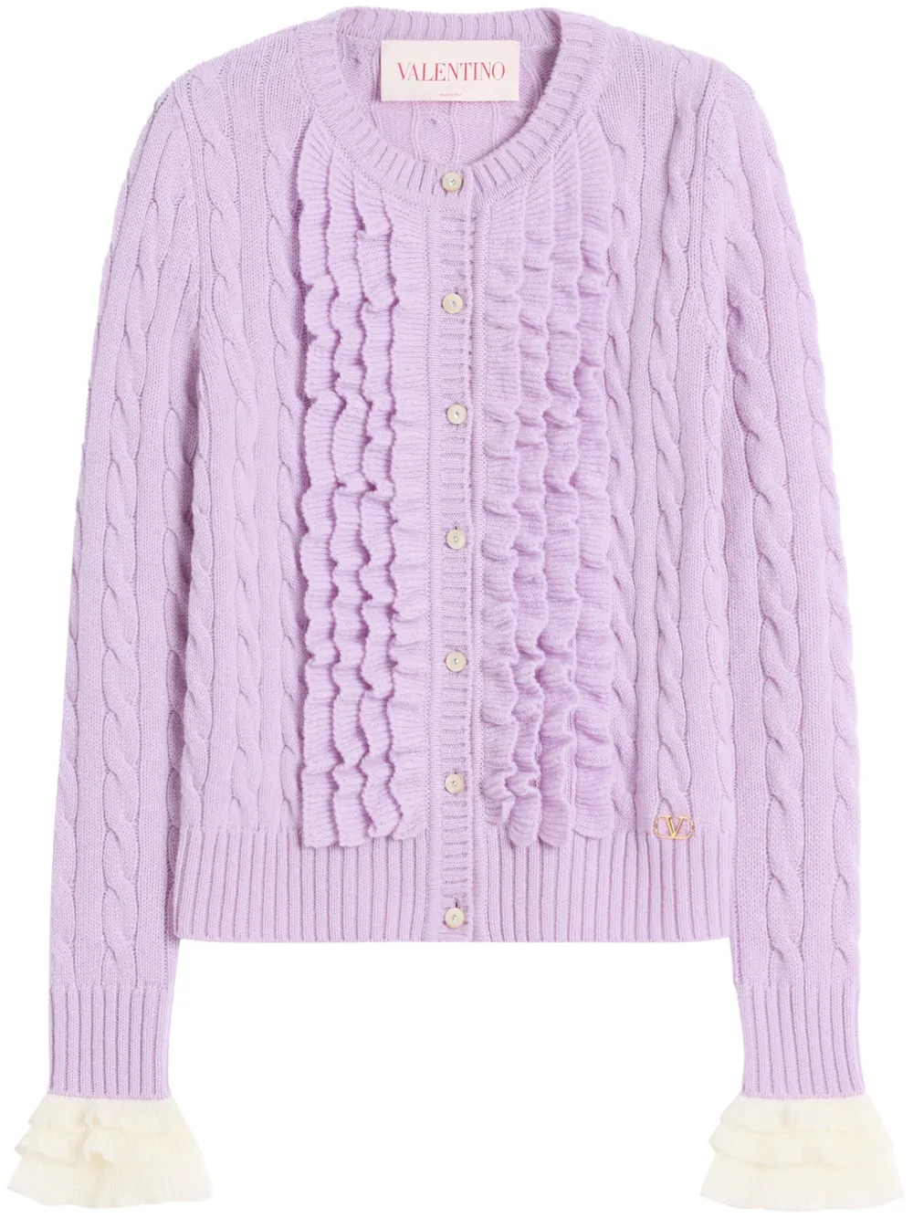 Valentino Garavani Wollen vest Paars