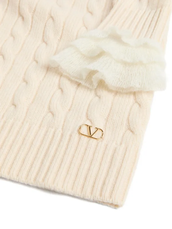ヴァレンティノ　カシミア　ニット　極美品　早い者勝ち Valentino Garavani カシミア セーター | ニュートラル | FARFETCH JP