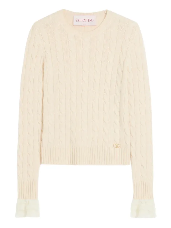 Valentino Garavani カシミア セーター | ニュートラル | FARFETCH JP