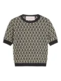 Valentino Garavani geometric-pattern T-shirt - Neutrals