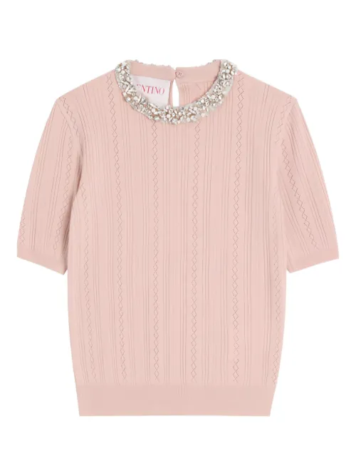 Pull à broderies - Valentino Garavani - Modalova