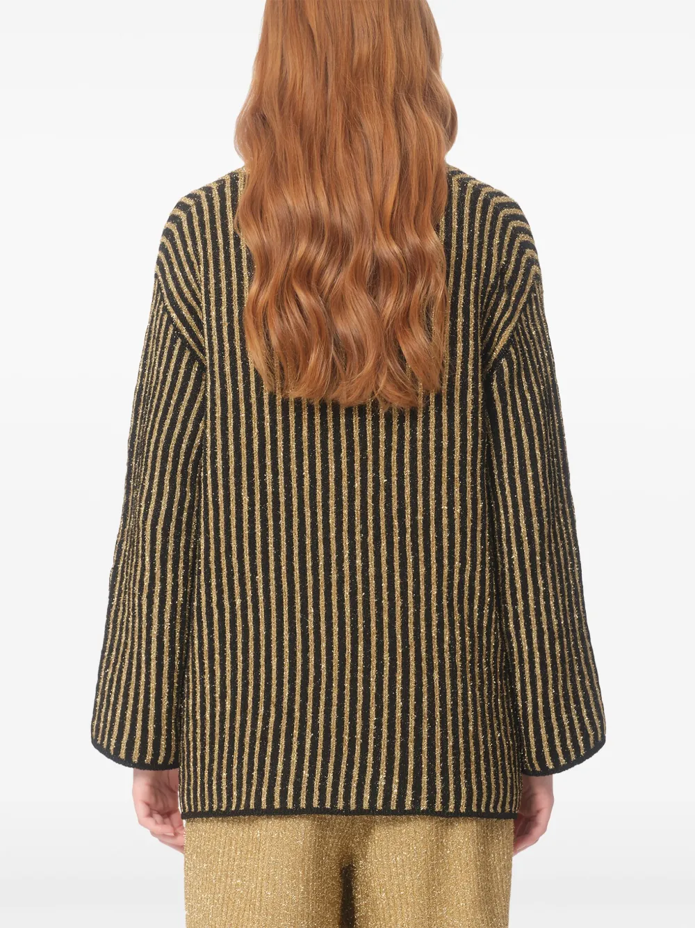 Valentino Garavani Lurex trui Zwart