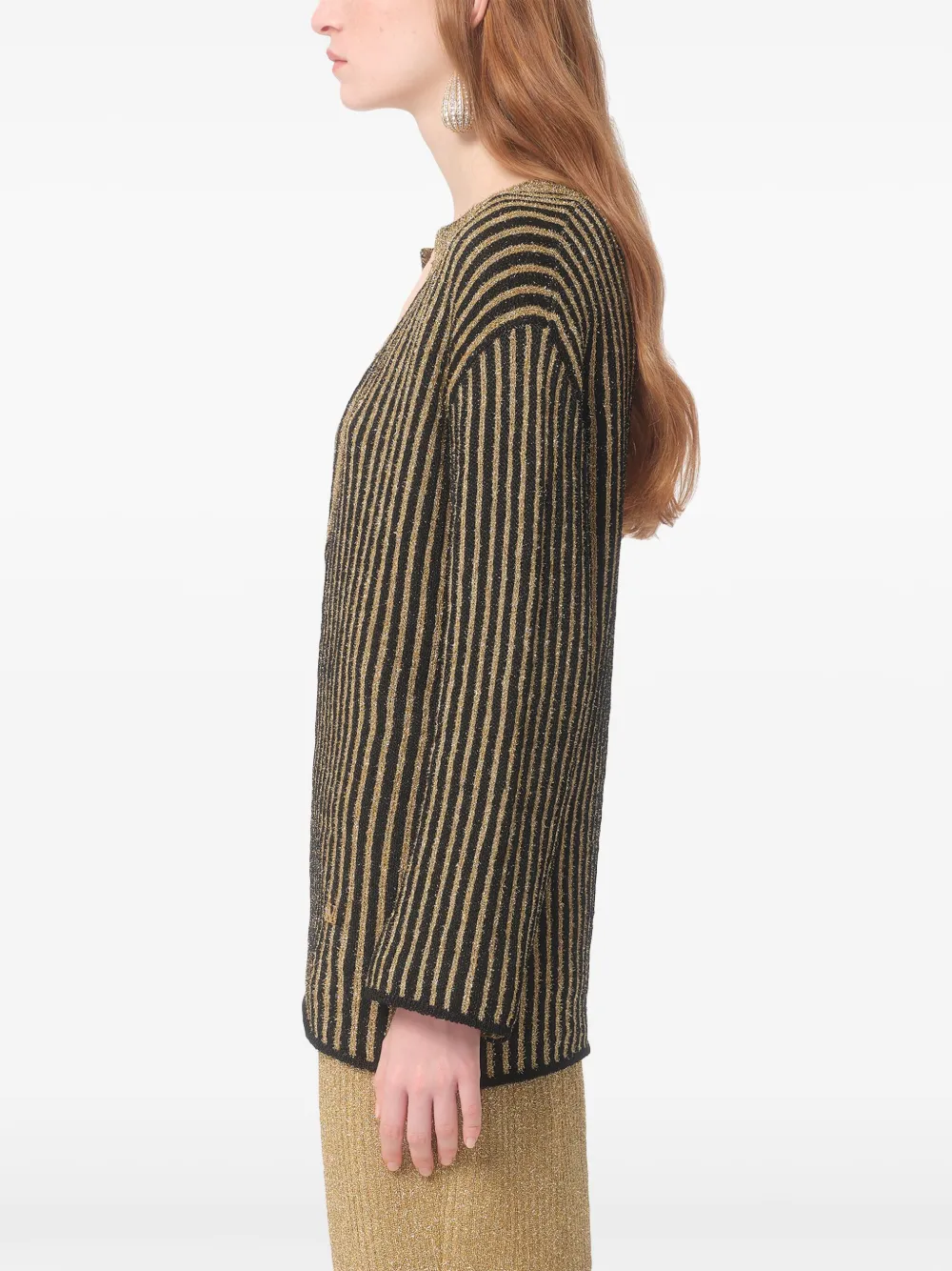 Valentino Garavani Lurex trui Zwart