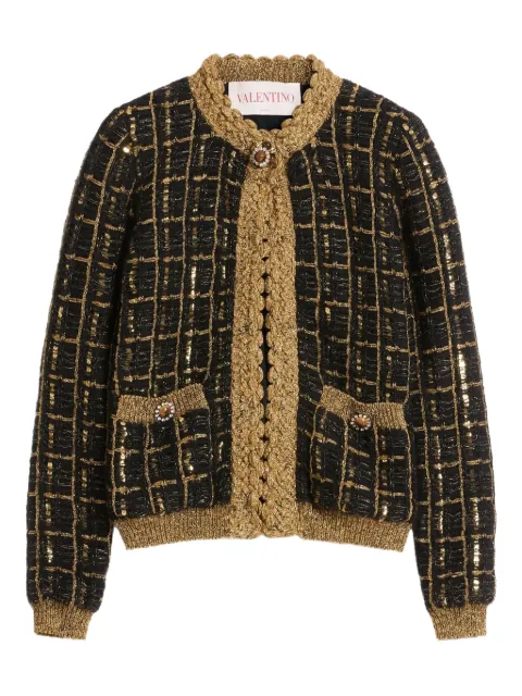 Valentino Garavani sequin-embellished cardigan