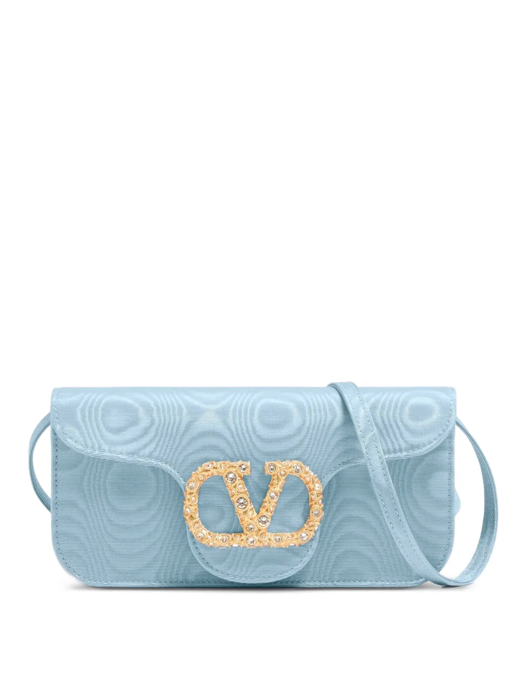 Valentino Garavani Locò clutch Blauw
