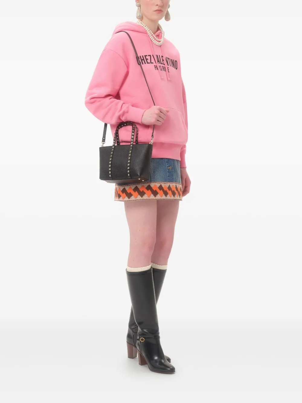 Valentino Garavani small Rockstud tote bag | Image 2