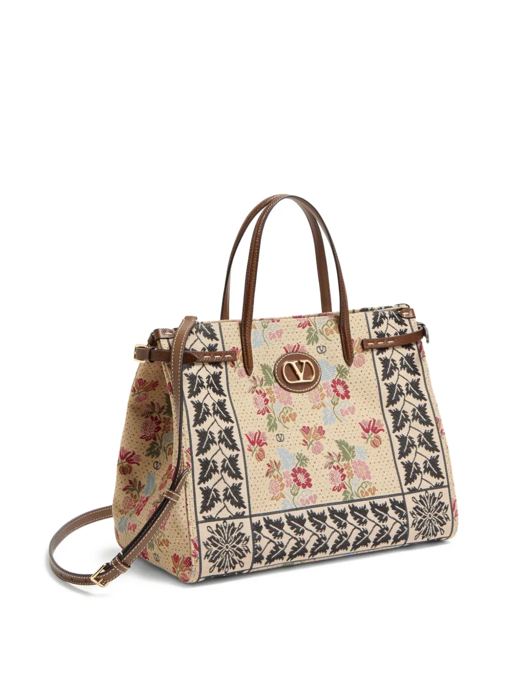 Valentino Garavani Medium Antibes shopper Beige