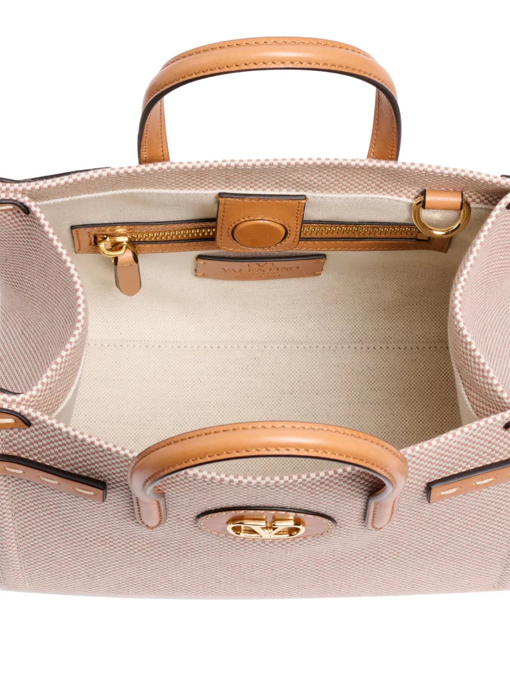 Valentino Medium Antibes Tote Bag In Neutrals