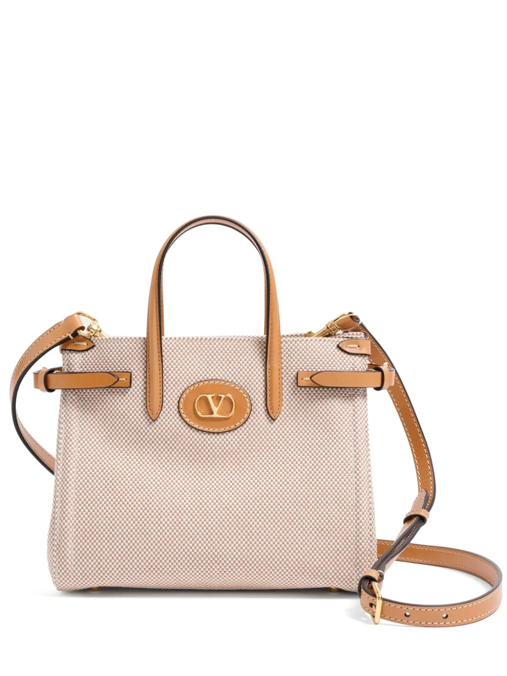 Valentino Medium Antibes Tote Bag In Neutrals