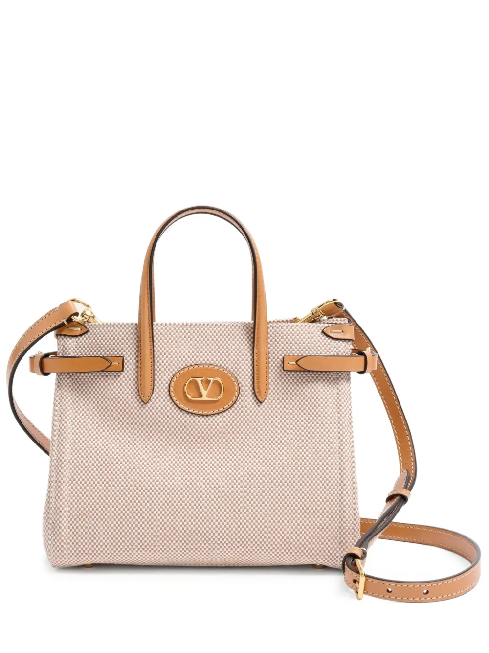 Valentino Garavani Antibes kleine shopper Beige