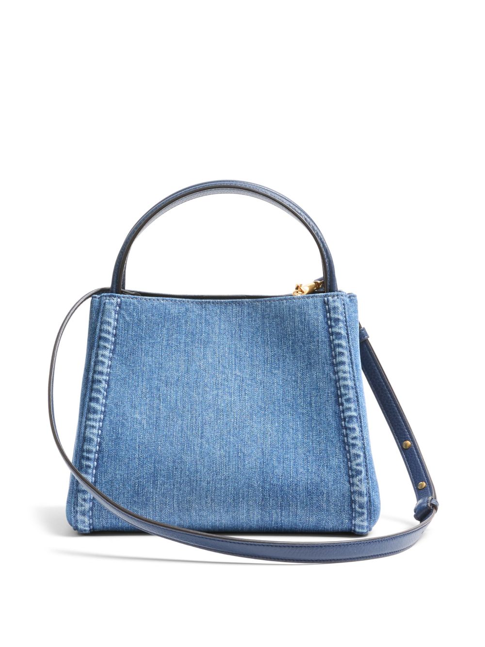 Valentino Garavani Alltime medium denim shopper - Blauw