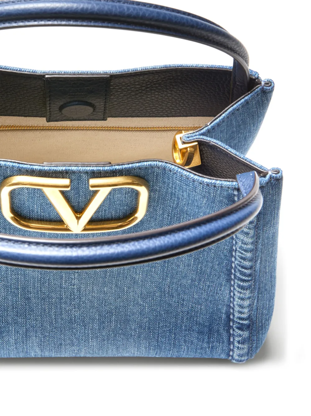 Valentino Garavani medium Alltime denim tote bag