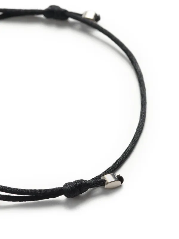 Valentino Garavani VLogo Signature Cotton Bracelet | Black