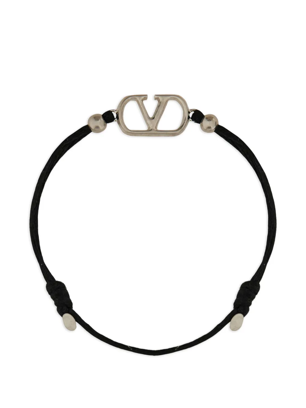Valentino Garavani Vロゴ シグネチャー ブレスレット | ブラック
