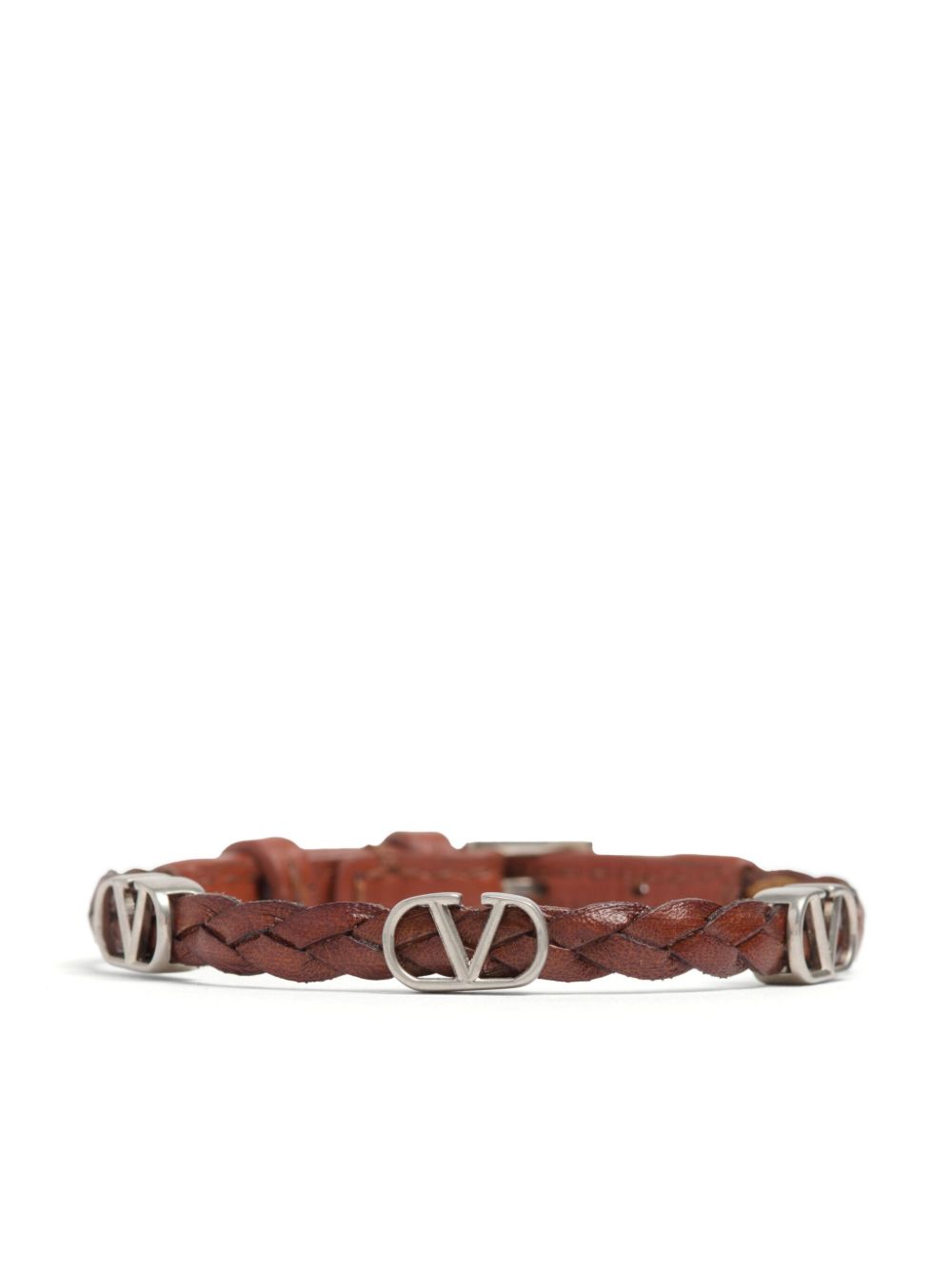 Valentino Garavani Armband met logo - Bruin