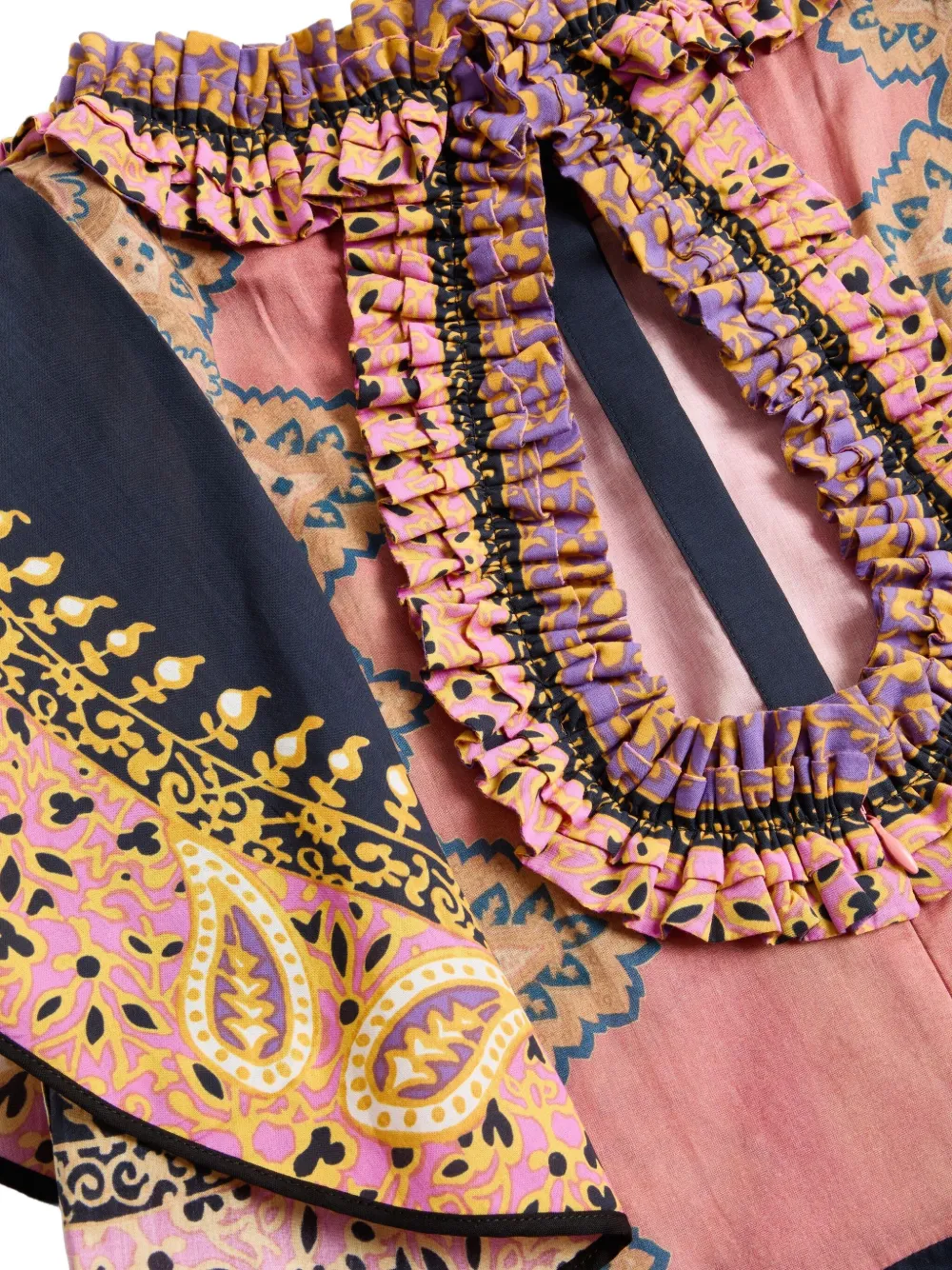 Valentino Garavani Mussola midi-jurk Blauw