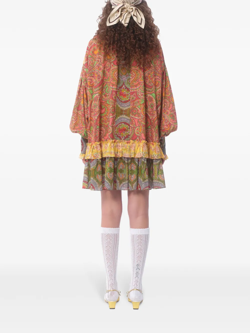 Valentino Garavani Voyage Imaginaire mini-jurk Geel