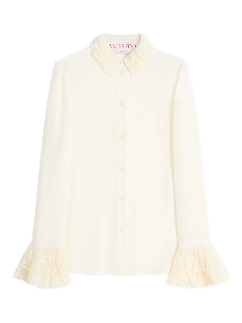 Valentino Garavani Georgette blouse Wit