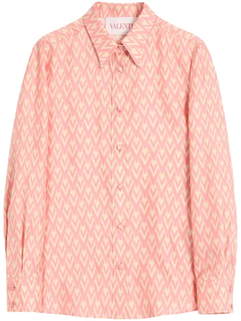 Valentino Garavani Toute La V twill shirt