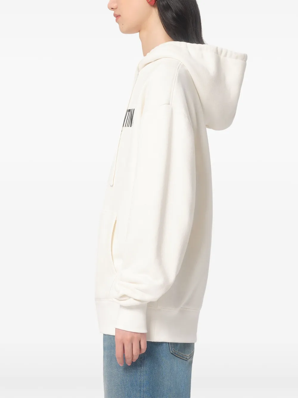 Shop Valentino Chez-print Sweatshirt In Weiss