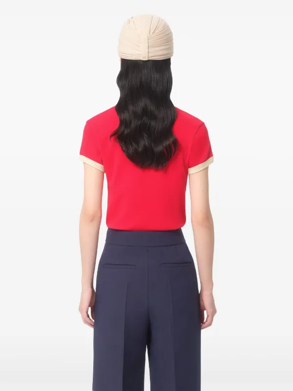 Valentino Garavani シェ プリントTシャツ | レッド | FARFETCH JP