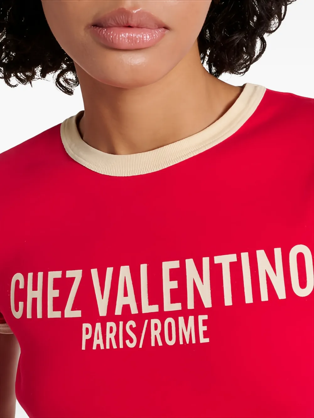 Valentino Garavani Chez Valentino-print T-shirt | Red | FARFETCH