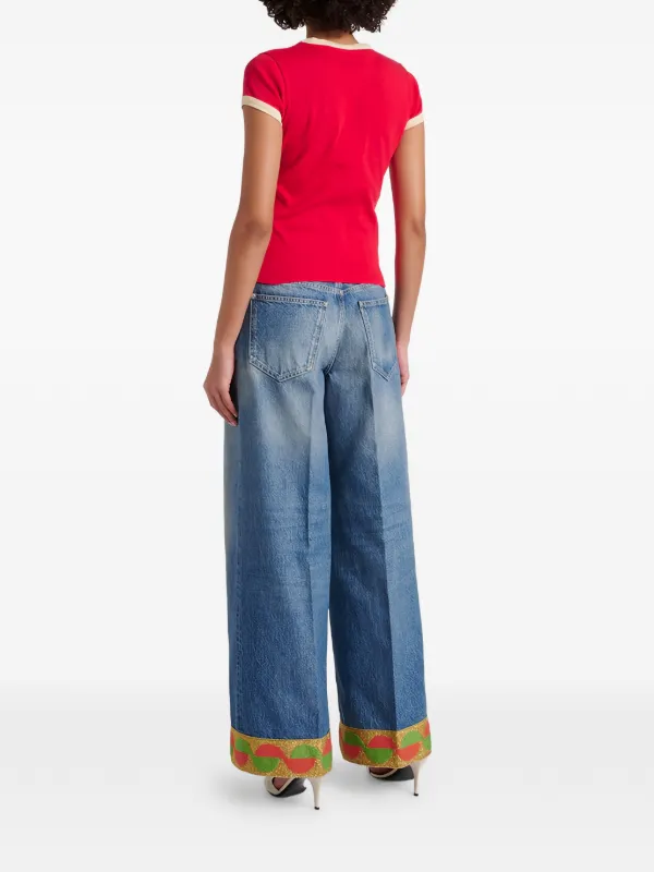 Valentino Garavani Chez Valentino-print T-shirt | Red | FARFETCH