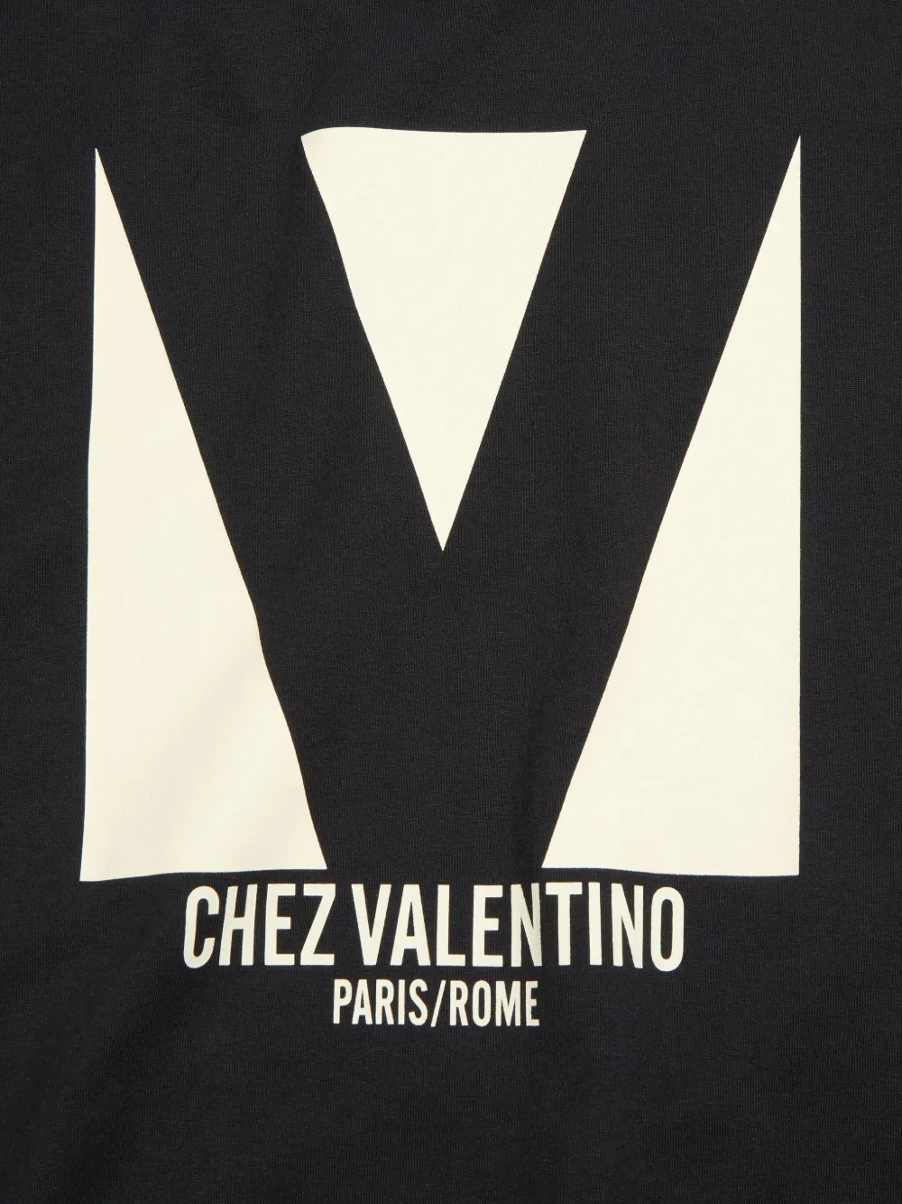 Valentino Garavani Chez Valentino Tシャツ | ブラック | FARFETCH JP