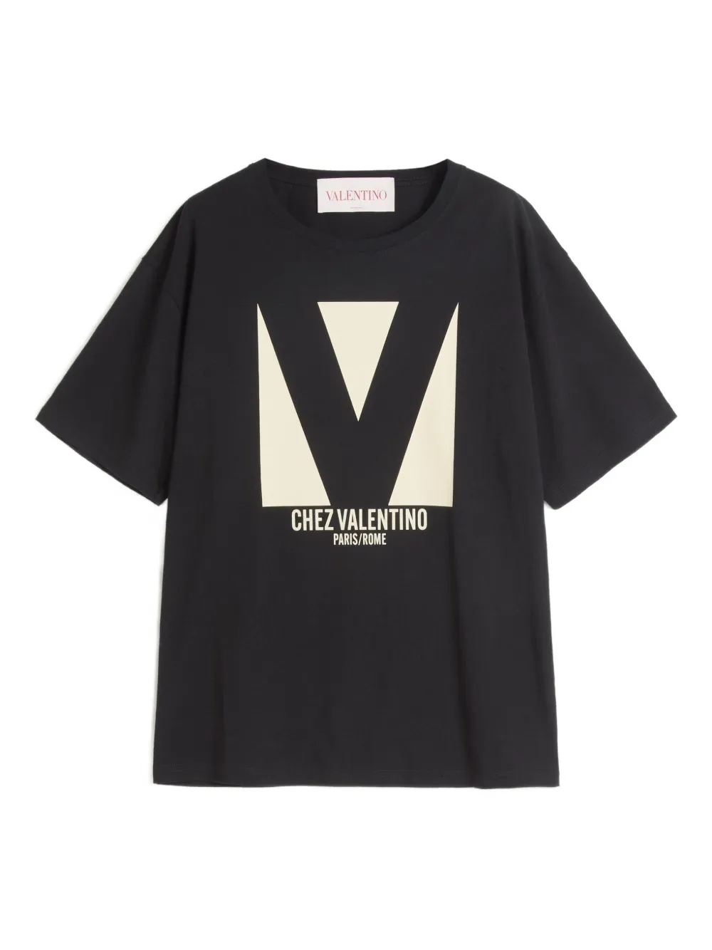 Valentino Garavani Chez-print T-shirt | Black | Image 1
