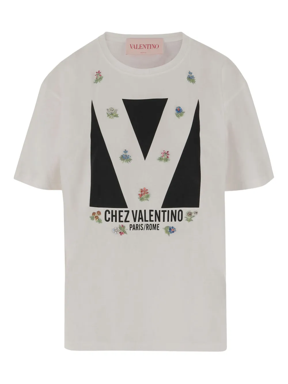 Valentino Garavani T-shirt met logoprint Beige