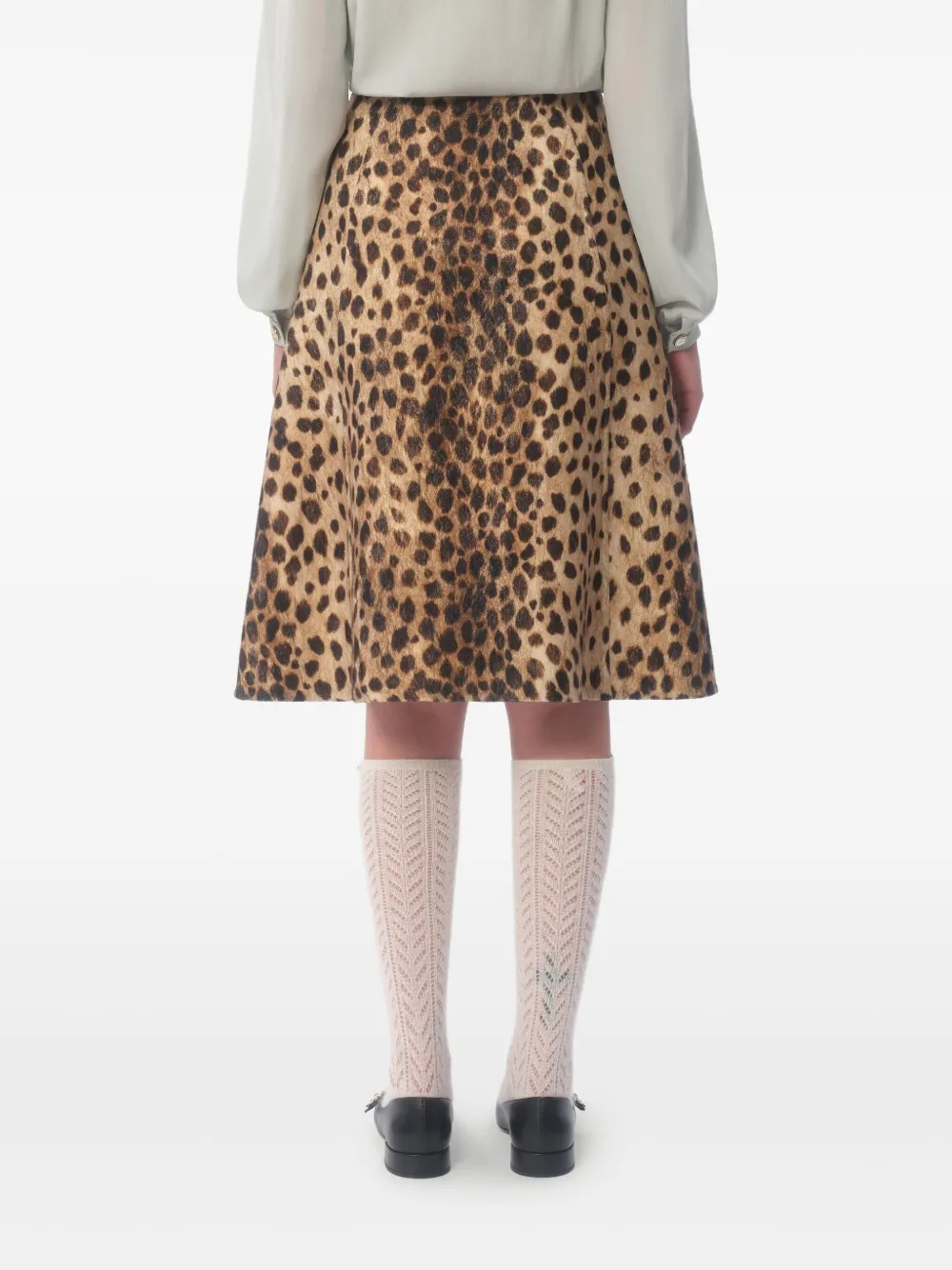 Valentino Garavani Jaguar Spots wool skirt | Clothing | Image 4