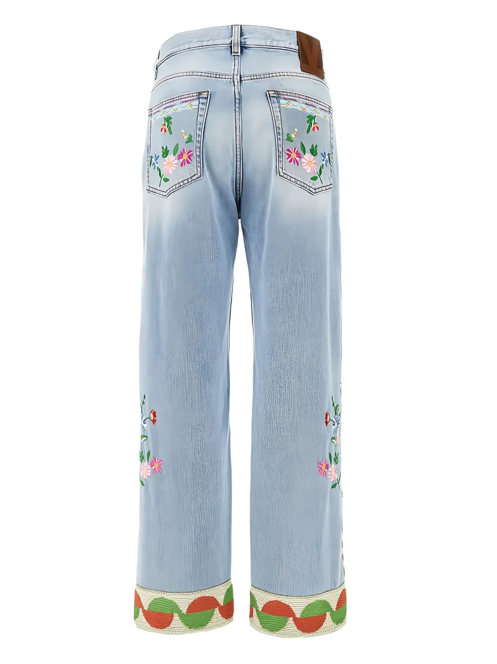Valentino Garavani embroidered jeans | Wide-Leg Jeans | Image 2