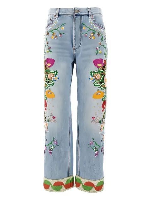 Valentino Garavani embroidered jeans