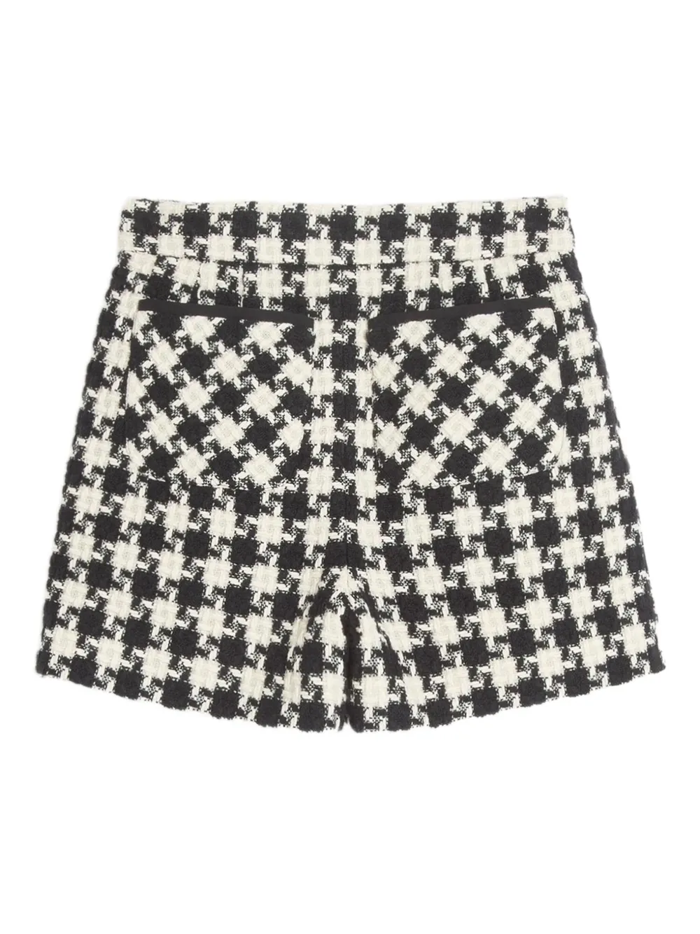 Valentino Garavani Damier Light tweed shorts Beige