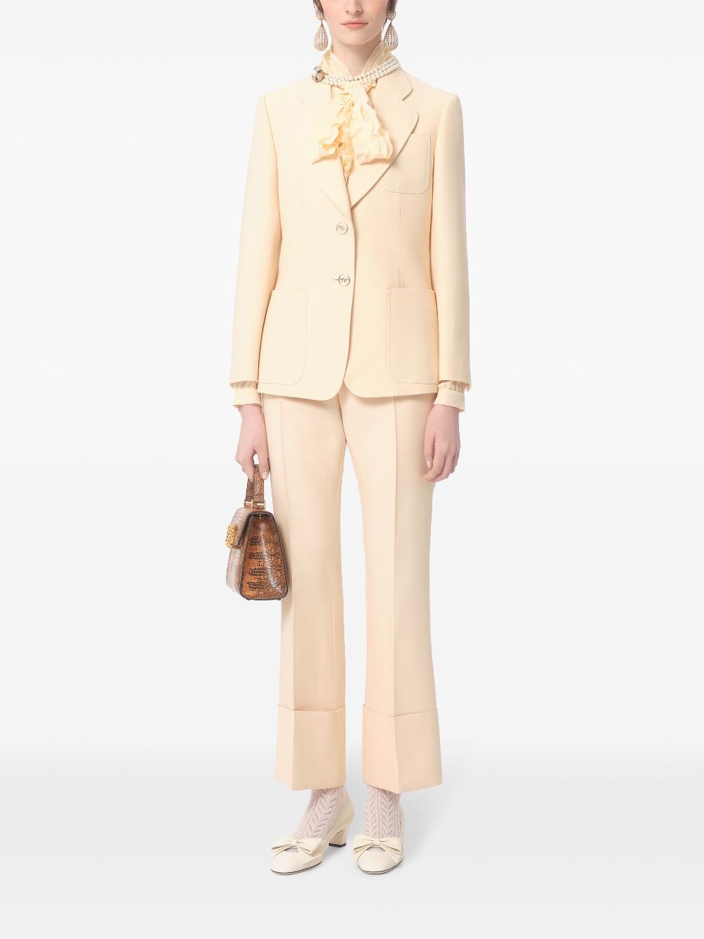 Valentino Garavani single-breasted blazer - Neutrals