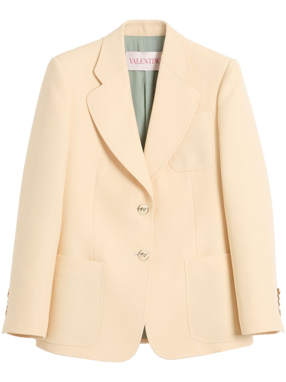 Valentino Garavani single-breasted blazer - Neutrals