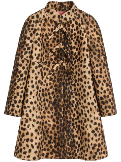 Valentino Garavani Jaguar Spots wool coat