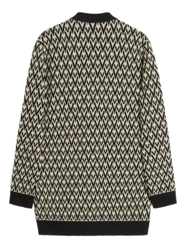 Valentino Garavani トゥッタラ V カーディガン | ブラック | FARFETCH JP Valentino Garavani トゥッタラ V カーディガン | ブラック | FARFETCH JP