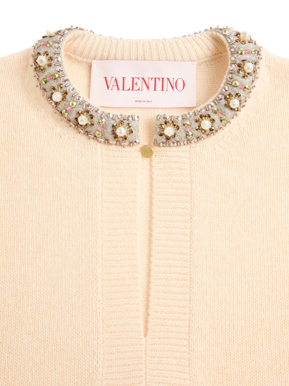  Valentino Garavani Embroidered Sweater - Neutrals 